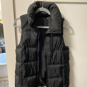 Black puffer vest!